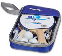 Relaxdays Table Tennis Set with 2 Paddles