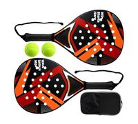 Complete Tennis Racket Set | Lightweight, Shockproof and Non-Slip - with 2 Balls and Carry Bag | for Outdoor Beach Sports in the Garden at the Pool for Men Women Youth