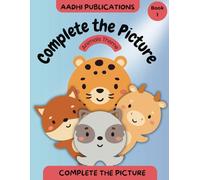 Complete the Picture: Trace & Color: A Creative Art Activity Book Featuring Adorable Animals. Activity and Coloring Book for Kids ages 4 and up: Great ... Educational, Car Rides and Trips