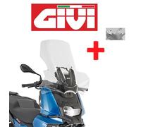 Complete Transparent Windshield BMW C 400 X 2019 2020 2021 2022 2023 68x64 GIVI