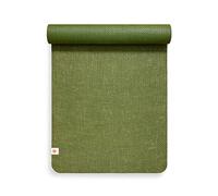 Complete Unity Yoga Eco Friendly Yoga Exercise Mat, CompleteGrip Technology, Non Slip Natural Tree Rubber & Jute (Forest Green)