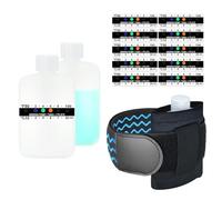 Complete Urine Test Kit - Smaller 3 oz Translucent Bottle, Hidden Non-Dropping Leg Strap, High Elasticity Urine Test Temperature Strips and Sample Bag