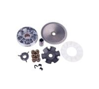 Complete Variator Kit Front Clutch Drive Pulley With Roller Weights For 139QMB 139QMA GY6 49cc 50cc Scooter Moped