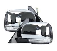 Complete Wing Mirror Assembly Car Rearview Mirror Assembly 10 Pins For Mitsubishi For Pajero V97 NS NT NW NX 2006-2021 Door Side Wing Mirrors Power Fold(1 pair)