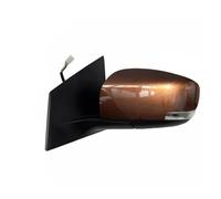 Complete Wing Mirror Assembly Car Rearview Mirror Assembly For Suzuki For Ciaz For Alivio 2015-2018 Door Side Wing Turn Signals Electric Lens Adjustment(Amber Left)