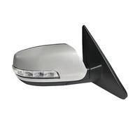 Complete Wing Mirror compatible with KIA For Sorento XM 2009 2010 2011-2014 Car Auto Folding Heated Turn Signal Light 9 Wires Mirror Assembly Full Door Wing Mirror(1pc Black L)(1pc Silver R)