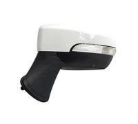 Complete Wing Mirror For EcoSport 13-18 Side External Rearview Rear view Mirror Assembly Assy INCL Lens Signal Light Shell Frame Cover Holder(White R)