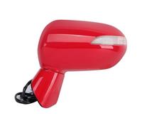 Complete Wing Mirror For Fit For City 2005 2006 2007 2008 With Turn Signal Light 5 Pins Side Door Mirror Assembly Full Door Wing Mirror(Right White Primer)