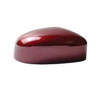 Complete Wing Mirror For Focus 12-17 Side External Rearview Mirror Assy Lens Glass Turn Signal Light Lamp Lower Lid Shell Frame Cover Holder(Burgundy shell R)