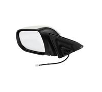 Complete Wing Mirror For Toyota For Highlander Non-Heated Mirror Glass Driver Side Door Mirror Replacement Side View Mirror Assembly(Left White)