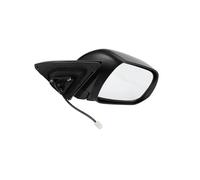 Complete Wing Mirror For Toyota For Highlander Non-Heated Mirror Glass Driver Side Door Mirror Replacement Side View Mirror Assembly(Right Gloss Black)