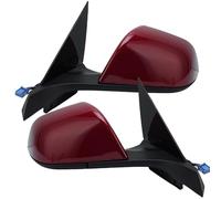 Complete Wing Mirrors 13Pin Rearview Mirror Assembly For Tesla For Model 3 M3 2021-2023 Dark Red Power Folding Heated Without WIFI Antenna Auto Side Mirror(1 pair)