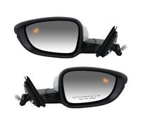 Complete Wing Mirrors 8 Pins Rearview Mirror Assembly Red Black White Grey Wing Door Side Car Accessories For Accord 2024-2025 US Version(1pair Pearl White)