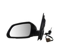 Complete Wing Mirrors Black Manual Cable Door Wing Mirror Left Side N/S For VW For Polo MK4 9N3 Hatchback 2009 2008 2007 2006 2005