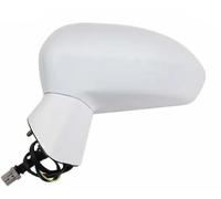 Complete Wing Mirrors Car Accessories Exterior Side Rearview Mirror Assy For FIT For JAZZ 2005 2006 2007 2008 Electric Adjustment(White 3 Wire Left)