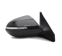 Complete Wing Mirrors Car Rearview Mirror Assembly For Kia For Sportage R 2011-2016 5,7,9 Pins Electric Adjustment Complete Door Wing Mirrors Assy Auto Mirror Assy(Black,7 pins right)