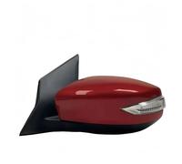 Complete Wing Mirrors Car Side Rearview Mirror Assembly For Nissan For Tiida For Pulsar 2016-2023 5,7 Pins Wing Mirrors Electrically Adjustable Auto Mirror Assy(Red,5 pins left)