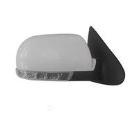 Complete Wing Mirrors Cars For Hyundai For Santa Fe 2.4L 2.7L 2007 2008 2009 2010 2011 2012 Folding Side Rearview Mirror 8PINS With Lamp(White right)