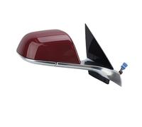 Complete Wing Mirrors Cars For Tesla For Model 3 For M3 2017 2018 2019 2020 13 Pins Rearview Mirror Assembly Without Anti Glare Side Mirror(Right Burgundy)