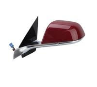 Complete Wing Mirrors Cars For Tesla For Model 3 For M3 2017 2018 2019 2020 13 Pins Rearview Mirror Assembly Without Anti Glare Side Mirror(Left Bright red)