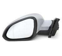 Complete Wing Mirrors Door Wing Side Rearview Mirror Electric Heated Foldable Car Assembly For Opel For Vauxhall For Insignia 2008-2016 Electric Adjustment(White Left)