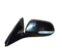 Complete Wing Mirrors For Accord For Asian 2003 2004 2005 2006 2007Auto Left Right Heated Electric Adjustment Turn Signal 7 Pins Mirror Assembly Auto Side Mirror(7-pin L-Black)