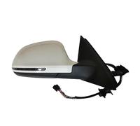 Complete Wing Mirrors For Car Electric Folding Rearview Mirror Assembly For Q3 2013-2018 Auto Heating With Lamp Memory Mirror Mirrors Assy Assembly(R-8-White)