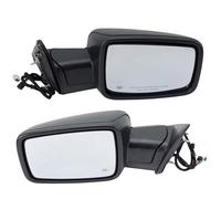 Complete Wing Mirrors For Cars For Dodge For Ram 1500 2500 3500 2013-2018 Side Mirror Assembly Electric Folding Dual Lamps Door Mirror Accessories(C 1 pair)