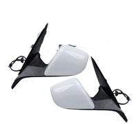 Complete Wing Mirrors For Cars For Tesla For Model Y 2020-2024 With Flap Without Label White Rearview Mirror 13 Wires Side Rearview Mirror Assembly(1pc pair)