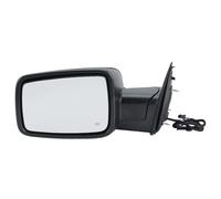 Complete Wing Mirrors For Dodge For Ram 1500 2500 2013-2018 Textured Black Manual Folding Heated Mirror 10/9 Pin Rearview Assembly Auto Side Mirror(1pc right)