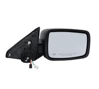 Complete Wing Mirrors For Dodge For Ram 1500 2500 3500 2013 2014 2015-2018 Textured Black Power Folding Side Mirror Rearview Assembly Complete Door Wing Mirror(1pc right)