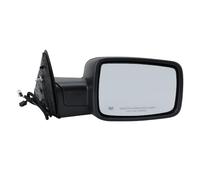 Complete Wing Mirrors For Dodge For Ram 1500 2500 3500 2013-2018 Texture Black Electric Folding Double Plug Side Mirror Door Mirror Assembly Door Wing Mirror Assembly(1pc right)