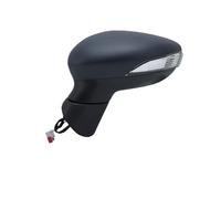Complete Wing Mirrors For Fiesta 2008-2012 Without Heated Primer Color Door Rearview Mirror 5 Pins Side Assembly Car Rear Mirror Assembly(1pc left)