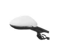 Complete Wing Mirrors For Golf 7 MK7 2014-2016 5GG857507A Electric Folding Rearview Mirror Assembly Heating Electric Adjustment With Light Door Rearview Mirror Assembly(6 Wires Right White)