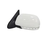 Complete Wing Mirrors For Hyundai For Santa Fe 2008 2009 2010 2011 2012 5 PINS/7PINS/ 8PINS With Lamp Folding Side Rearview Mirror Assembly Wing Mirror Electric(8-wire L-white)