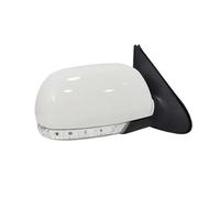 Complete Wing Mirrors For Hyundai For Santa Fe 2008 2009 2010 2011 2012 5 PINS/7PINS/ 8PINS With Lamp Folding Side Rearview Mirror Assembly Wing Mirror Electric(7-wire R- white)