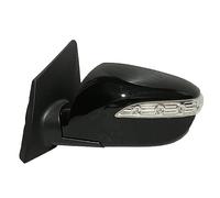 Complete Wing Mirrors For Hyundai IX35 2009 2010 2011-2015 Car Rear View Mirror Electric Folding Heating Auto Side Rearview Assembly 5/7/8 Wire(5Wires Left Black C)