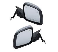 Complete Wing Mirrors For Jeep For Grand For Cherokee For WK 2011-2022 13 Wires Side Mirror Assembly Manual Folding Blind Spot Lights Door Wing(1 pair)