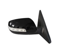 Complete Wing Mirrors For Kia For Sorento 2009 2010 2011 2012 2013 2014 9PINS Car Door Wing Rearview Mirror Assy Side Mirror Assembly Power Folding(Black-RH)