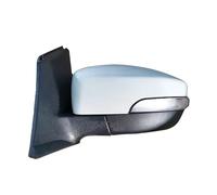 Complete Wing Mirrors For Kuga 2013-2019 Auto Power Heated Fold Turn Fold Signal 6 8 10 Wires Side Mirror Assembly Electric Wing Door Mirror(10 Wires White L)