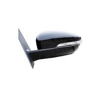 Complete Wing Mirrors For Lifan For X50 For 530 Car Exterior Wing Door Side Mirror Assembly Assy Rearview Mirror Cover Frame Glass Lens Turn Signal Light Lamp(Black left)