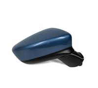 Complete Wing Mirrors For Mazda 6 For M6 Atenza 2014 2015 2016 8Pins 9Pins Auto Side Rearview Mirror Assy Turn Signal Assembly Power Folding(Blue-RH,8PINS-Heating)