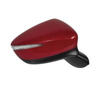 Complete Wing Mirrors For Mazda CX-5 CX5 2015-2016 Car Door Wing Rearview Mirror Assembly Adjustable Lens/Electric Folding/Heating/LED Auto Wing Mirror Assembly(Right style 1,9 Wires)