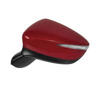 Complete Wing Mirrors For Mazda CX-5 CX5 2015-2016 Car Door Wing Rearview Mirror Assembly Adjustable Lens/Electric Folding/Heating/LED Auto Wing Mirror Assembly(Left style 1,9 Wires)