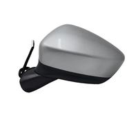 Complete Wing Mirrors For Mazda CX5 2012-2015 Electric Folding Turn Signal Adjustment Lens Heating 8 Pin Car Rearview Mirror Assembly(Silvery Left 8-Pins)