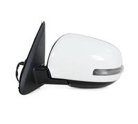 Complete Wing Mirrors For Mitsubishi For Outlander 2013-2020 Car Rearview Mirror Assembly Auto Side Mirror Reflector Led Turn Signal Lights(White Left)