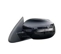 Complete Wing Mirrors For Mitsubishi For Outlander 2013-2020 Car Rearview Mirror Assembly Auto Side Mirror Reflector Led Turn Signal Lights(Black Left)