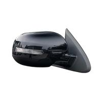 Complete Wing Mirrors For Mitsubishi For Outlander 2013-2020 Mirror Reflector Led Turn Signal Lights Car Rearview Mirror Assembly Accessories Car Rear Mirror Assembly(Black Right)