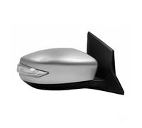 Complete Wing Mirrors For Nissan For Tiida 2016-2023 For Nissan For Pulsar 2016-2023 Auto Mirror Assy Outside Side Rearview Mirror Assemblys Wing Mirror Unit(5 Pin Right silver)