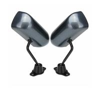 Complete Wing Mirrors For Rav4 For Mazda3 RX7 Sxe10 G35 For City Glossy Black/Carbon Fiber Look 1 Set F1 Style Car Side Wide Angle Wing Rearview Mirrors(Carbon Fiber Look)